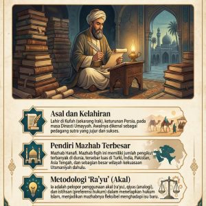 Poster Edukasi - Seri Imam 4 Madzhab